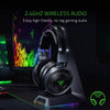 Razer Headset Nari Ultimate Wireless 7.1 Surround Sound Gaming Headset: THX Audio & Haptic Feedback - Auto-Adjust Headband - Chroma RGB - Retractable Mic - For PC, PS4, PS5 - (Black)