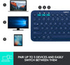 Logitech Keyboard K380 Wireless Multi-Device for Windows, Apple iOS, Apple TV Android or Chrome, Bluetooth, Compact Space-Saving Design, PC/Mac/Laptop/Smartphone/Tablet - (Blue)