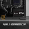 Corsair PSU CV Series, CV550, 550 Watt, 80+ Bronze Certified, Fixed Cable Power Supply