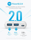 Anker PowerCore II 20000, 20100mAh Portable Charger with Dual USB Ports (White)