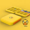 IINE NSW Game Card Case 6+6 Magnetic Auto-Close (Yellow Duck) (L478)