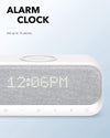 Anker Soundcore Wakey Bluetooth Speakers with Alarm Clock, Stereo Sound, FM Radio, White Noise, Qi Wireless Charger (White)