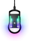 SteelSeries Mouse Aerox 3 Wired 2022 - Super Light Gaming Mouse - 8,500 CPI TrueMove Core Optical Sensor - Ultra-Lightweight 59g Water Resistant Design - Universal USB-C connectivity - Onyx