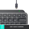 Logitech Keyboard MX Keys Mini Minimalist Wireless Illuminated Keyboard, Compact, Bluetooth, Backlit, USB-C, Compatible with Apple macOS, iOS, Windows, Linux, Android, Metal Build - Graphite
