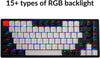 Keychron K2 75% Layout 84 Keys Hot-swappable with Gateron G Pro Brown Switch/RGB Backlit for Windows Version 2 (K2C3H)