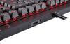 Corsair Keyboard Strafe Mechanical Gaming Keyboard - Red LED Backlit - USB Passthrough - Cherry MX Red Switch