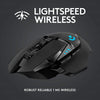Logitech Mouse G502 Lightspeed Wireless Gaming Mouse with Hero 25K Sensor, PowerPlay Compatible, Tunable Weights and Lightsync RGB - (Black)