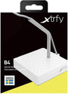 Xtrfy XG B4 Mouse Bungee, Flexible Silicone Arm, Steady Base, Non-Slip Rubber Bottom, Compact and Convenient - -WHITE