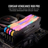 Corsair Vengeance RGB Pro 16GB (2 x 8GB) DDR4 DRAM 3200MHz C16 Memory Kit — Black