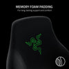 Razer Gaming Chair Support Head Cushion Neck & Head: Ergonomically Designed - Memory Foam Padding - Black Velvet