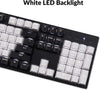 Keychron C2 Full Size 104 Keys Wired Mechanical Gaming Keyboard for Mac Layout with Gateron G Pro Brown Switch/White LED Backlight/Double Shot ABS Keycaps/USB C (C2A3)