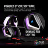 Corsair Headset VOID RGB Elite Wireless Premium Gaming Headset with 7.1 Surround Sound - Discord Certified - Works with PC, PS5 and PS4 - White (CA-9011202-NA)