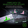 Razer Keycap Doubleshot PBT Upgrade Set for Mechanical & Optical Keyboards: Compatible with Standard 104/105 US and UK layouts - Razer Green