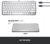 Logitech Keyboard MX Keys Mini for Mac Keyboard for Mac Wireless Mouse Combo - Backlit Keys, USB-C, Bluetooth, Ergonomic, Compact, Fast Scroll, Optimised for macOS, iPadOS – Pale Grey