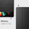 Spigen Casing iPad Pro 12.9 2021 Liquid Air Folio Black ACS02884