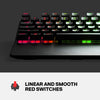 SteelSeries Keyboard Apex 7 TKL Compact Mechanical Gaming Keyboard – OLED Smart Display – USB Passthrough and Media Controls – Linear and Quiet – RGB Backlit (Red Switch)