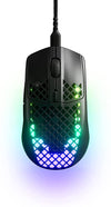 SteelSeries Mouse Aerox 3 Wired 2022 - Super Light Gaming Mouse - 8,500 CPI TrueMove Core Optical Sensor - Ultra-Lightweight 59g Water Resistant Design - Universal USB-C connectivity - Onyx