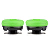 KontrolFreek Performance Thumbsticks Icon X for PlayStation 4 (PS4) and PlayStation 5 (PS5), 2 Mid-Rise Convex (Green)