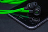 Razer Hammerhead Pro V2 Earbuds: Custom-Tuned Dual-Driver Technology - In-Line Mic & Volume Control - Aluminum Frame - 3.5mm Headphone Jack (Green)