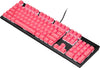 Corsair Keycap PBT Double-Shot PRO Keycap Mod Kit – Double-Shot PBT Keycaps – Standard Bottom Row – Textured Surface - (Rogue Pink)