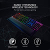 Razer Keyboard BlackWidow V3 Pro Mechanical Wireless Gaming Keyboard: Yellow Mechanical Switches - Tactile & Clicky - Chroma RGB Lighting - Doubleshot ABS Keycaps - Transparent Switch Housing - Bluetooth/2.4GHz