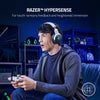 Razer Headset Kaira Pro Dual Wireless Gaming Headset w/Haptics for Playstation 5 / PS5, PC, Mobile, PS4: HyperSense - Triforce 50mm Drivers - Detachable Mic - 2.4GHz and Bluetooth w/SmartSwitch - White/Black
