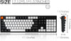 Keychron C2 Full Size Wired Mechanical Keyboard, Hot-swappable, White Backlight, Gateron (Brown Switch) (C2B3)