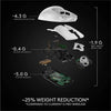 Logitech Mouse G Pro X SUPERLIGHT Wireless Gaming Mouse, Ultra-Lightweight, HERO 25K Sensor, 25,600 DPI, 5 Programmable Buttons, Long Battery Life - White