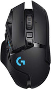 Logitech Mouse G502 Lightspeed Wireless Gaming Mouse with Hero 25K Sensor, PowerPlay Compatible, Tunable Weights and Lightsync RGB - (Black)