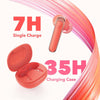 Anker Soundcore Life P3 Noise Cancelling Earbuds, Big Bass, 6 Mics, Clear Calls, Multi Mode Noise Cancelling, Wireless Charging, Soundcore App with Gaming Mode, Sleeping Mode, Find Your Earbuds - Coral Red