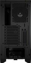 Corsair PC Case 4000D Tempered Glass Mid-Tower ATX Case (Solid Steel Front Panel, Tempered Glass Side Panel, RapidRoute Cable Management System, Spacious Interior, Two Included 120 mm Fans) Black