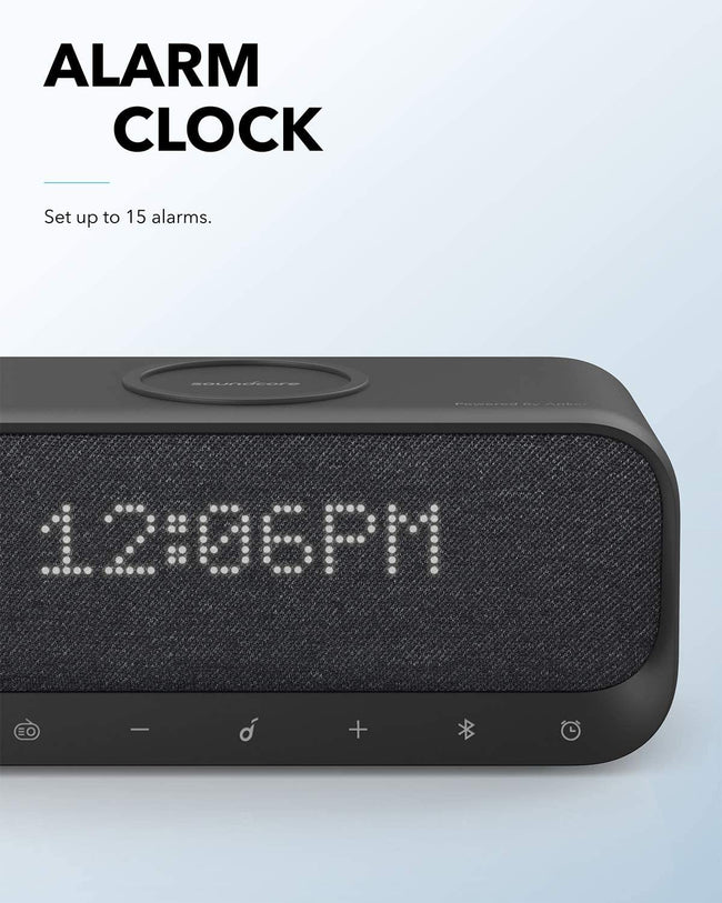 Anker Soundcore Wakey Bluetooth Speakers with Alarm Clock, Stereo Soun –  Click.com.bn