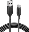 Anker Cable Powerline III USB-A to USB-C Fast Charging Cord - 10 ft (Black)