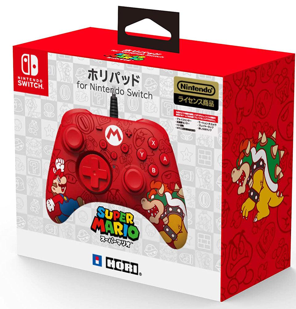 HORI Wired Hori PAD Controller Mario Edition Officially Licensed