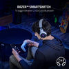 Razer Headset Kaira Pro Dual Wireless Gaming Headset w/Haptics for Playstation 5 / PS5, PC, Mobile, PS4: HyperSense - Triforce 50mm Drivers - Detachable Mic - 2.4GHz and Bluetooth w/SmartSwitch - White/Black