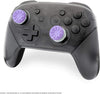 KontrolFreek Performance Thumbsticks FPS Freek Galaxy Performance Thumbsticks for Nintendo Switch, 1 Mid-Rise, 1 High-Rise Concave (Purple)