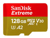 SanDisk Extreme 128GB Micro SDXC UHS-I Memory Card Up to 160MB/s, C10, U3, A2, Micro SD