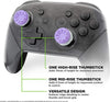 KontrolFreek Performance Thumbsticks FPS Freek Galaxy Performance Thumbsticks for Nintendo Switch, 1 Mid-Rise, 1 High-Rise Concave (Purple)