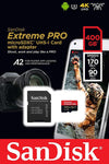 SanDisk Extreme Pro Micro SDXC UHS-I U3 A2 V30 Memory Card (400GB) SDSQXCZ-400G-GN6MA