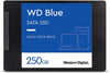 Western Digital Internal SSD 250GB WD Blue 3D NAND - SATA III 6 Gb/s, 2.5"/7mm, Up to 550 MB/s - (WDS250G2B0A)