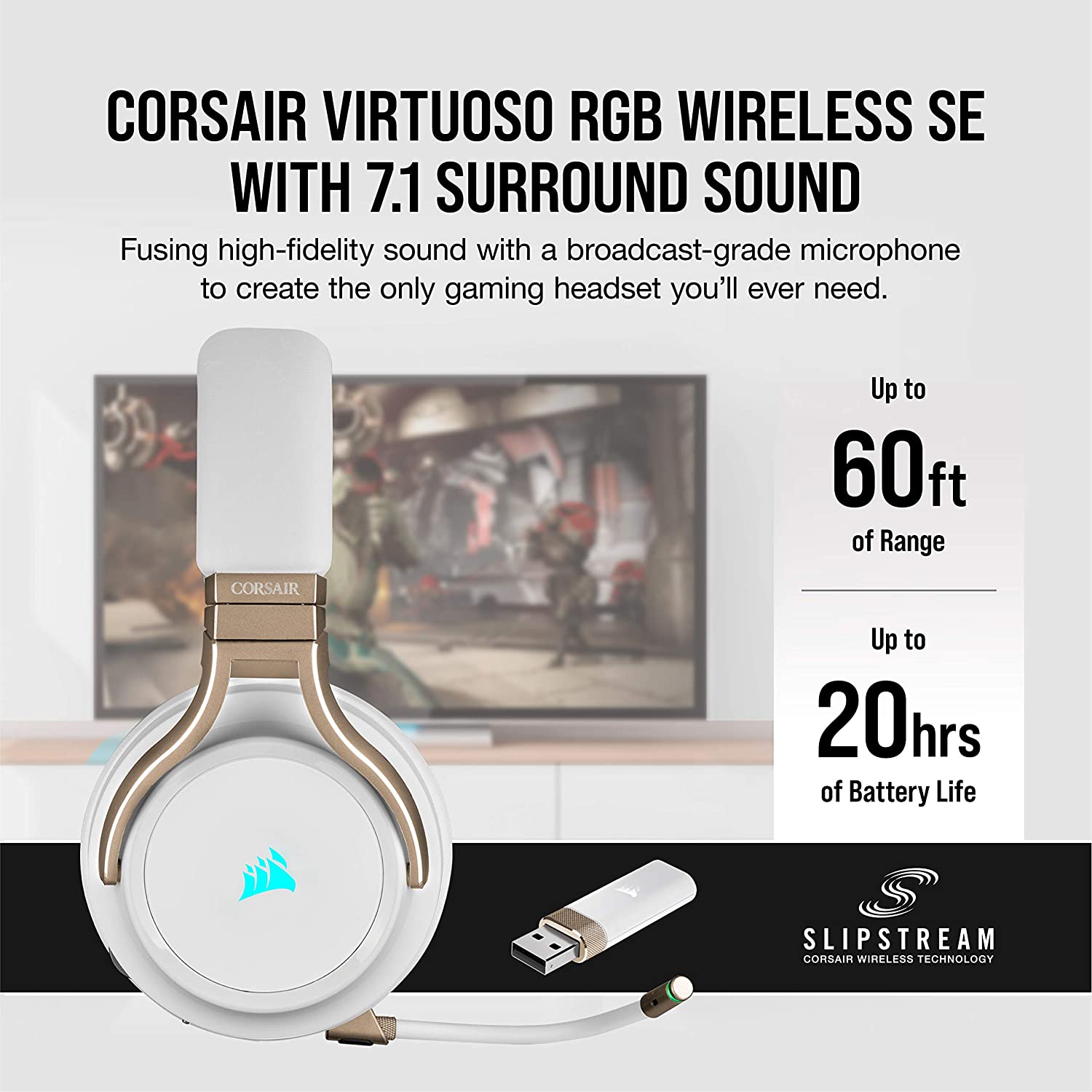 Corsair Headset Corsair Virtuoso Rgb Wireless S Corsair Virtuoso