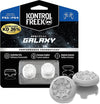 KontrolFreek Performance Thumbsticks FPS Freek Galaxy White for Playstation 4 (PS4) and Playstation 5 (PS5), 1 High-Rise, 1 Mid-Rise (White)