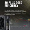 Cooler Master MWE Gold 650 V2 Full Modular, 650W, 80+ Gold Efficiency, 2 EPS Connectors, 120mm HDB Fan, Semi-fanless Operation