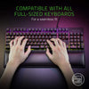 Razer Keyboard Ergonomic Wrist Rest for Full-Sized Keyboards: Anti-Slip Rubber Base - Angled Incline - Classic Black