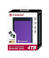 Transcend 4TB StoreJet USB 3.1 M3 External Hard Drive (TS4TSJ25H4P) - Purple