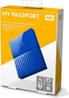 Western Digital 4TB Blue My Passport Portable External Hard Drive - USB 3.0 - BYFT0040BBL-WESN