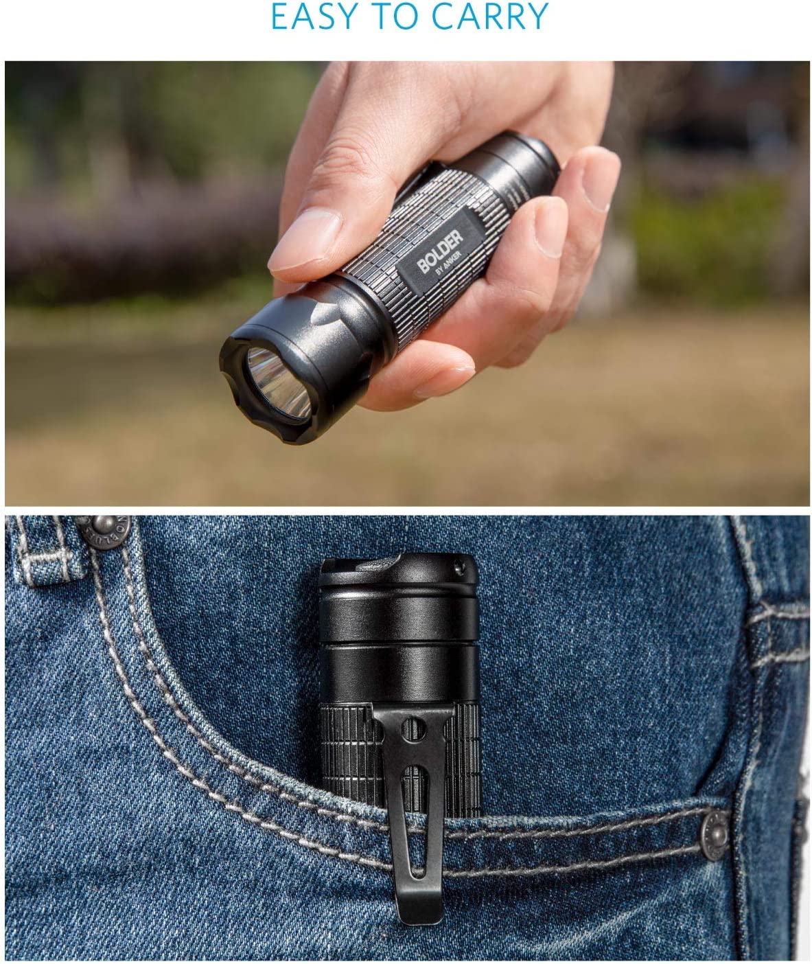 bolder lc90 2-cell rechargeable flashlight Anker Flashlight, IPX5 Water-Resistant, Zoomable, LED Torch (for Camping and Hiking) with Super Bright 900 Lumens CREE LED, 5 Light Modes: Amazon.com: Tools & Home Improvement Anker Bolder LC90 Rechargeable LED