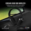 Corsair HS80 RGB Wireless Premium Gaming Headset with Spatial Audio - Works with Mac, PC, PS5, PS4 - Carbon