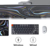 Keychron K3 Ultra-Slim 75% Layout Wireless Bluetooth/Wired USB Mechanical Keyboard, Hot Swappable Low-Profile Keychron RGB LED Backlit 84 Keys Keyboard for Mac Windows (Optical Red Switch) (K3E1)