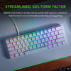 Razer Keyboard Huntsman Mini 60% Gaming Keyboard: Fastest Keyboard Switches Ever - Linear Optical Switches - Chroma RGB Lighting - PBT Keycaps - Onboard Memory - (Mercury White)